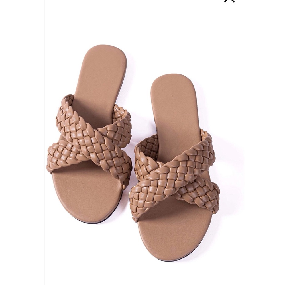 Braided Tan sandals
